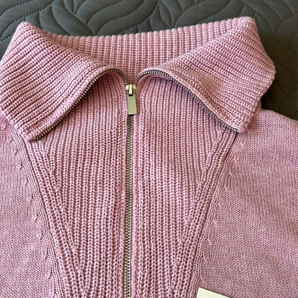 NWT - 💕 Rachel Zoe Oversized Pink Cowl Neck Sweater - Picture 3 of 8